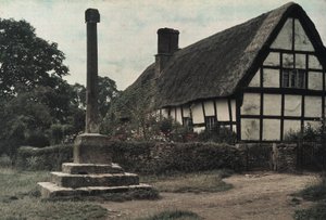 „Krzyż wsi, Ashton-Under-Hill, Gloucestershire” autorstwa Frederick (attr. to) Barnard