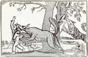 Wilk ok. 1820 r. (rycina) autorstwa . .