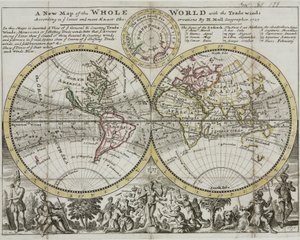 Karta handlu dla H Moll autorstwa Ferdinand Georg Waldmuller