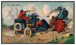 Lokomotywy wojenne, ok.1910 autorstwa . .