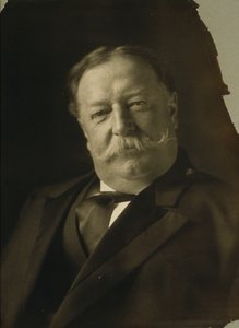 William Howard Taft, ok. 1909 (zdjęcie czarno-białe) autorstwa . .