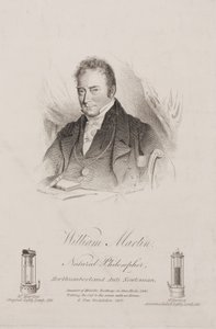 William Martin, angielski poeta i fizyk, ok. 1820