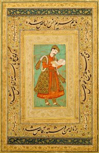 Portret dworzanina, ok. 1590-1605 autorstwa   Manohar