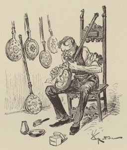 Miski na łóżka autorstwa after Albert Robida