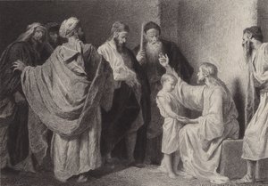 Jezus i dziecko autorstwa after Albert Robida