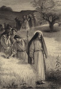Jezus i jego uczniowie na polu kukurydzy