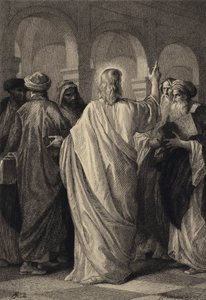 Jezus rozmawia z lekarzami autorstwa after Albert Robida