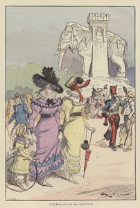 Słoń Bastylii autorstwa after Albert Robida