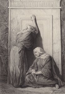 Maria Magdalena i druga Maria autorstwa after Albert Robida