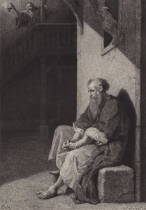 Pokuta Piotra autorstwa after Albert Robida