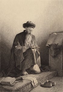 Święty Łukasz autorstwa after Albert Robida