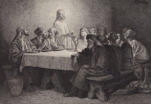 Ostatnia Wieczerza autorstwa after Albert Robida
