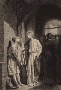 Człowiek niewidomy od urodzenia autorstwa after Albert Robida