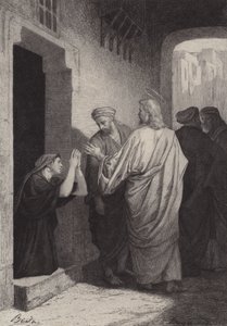 Kobieta z Kanaanu autorstwa after Albert Robida