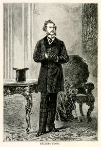 Phileas Fogg, z Dookoła świata w osiemdziesiąt dni autorstwa Julesa Verne