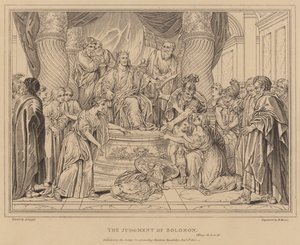 Wyrok Salomona, 1 Królów autorstwa after Antoine Coypel
