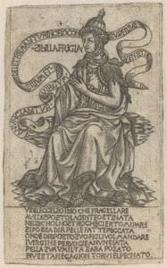Sybilla frygijska autorstwa after Baccio Baldini