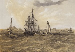 Edynburg z Frith of Forth (chromolitho)