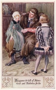 Zacząłem mówić o pokucie i pośrednictwie za grzech autorstwa after Charles Edmund Brock