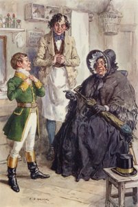 Ilustracja dla Martina Chuzzlewita autorstwa after Charles Edmund Brock