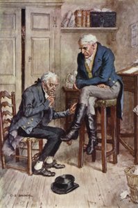 Ilustracja do Mikołaja Nickleby autorstwa after Charles Edmund Brock