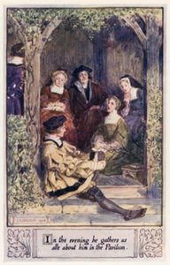 Wieczorem zbiera nas o sobie w Pawilonie autorstwa after Charles Edmund Brock