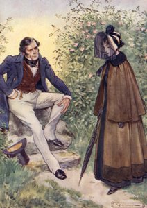 Jane Eyre spotyka pana Rochestera przy stile