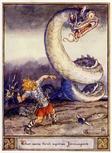 Thor wyruszył przeciwko Jormungandowi