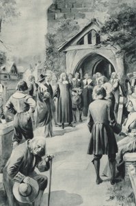 Mieszkańcy Eyam w Derbyshire postanawiają odciąć swoją zarażoną wioskę przed światem
