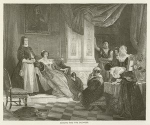 Sancho i księżna autorstwa after Charles Robert Leslie