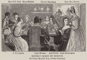 Reginas Maids of Honor autorstwa after Daniel Maclise