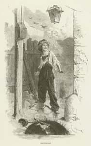 Gazeciarz autorstwa after Emile Antoine Bayard