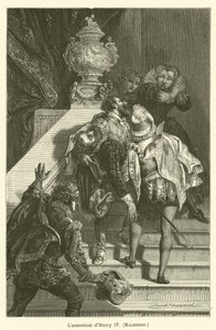 Lassassinat Henryk IV, Malherbe autorstwa after Emile Antoine Bayard