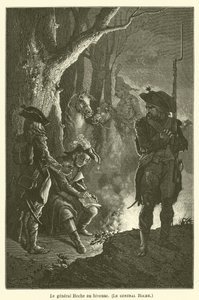 Generał Hoche na biwaku Generał Hoche autorstwa after Emile Antoine Bayard