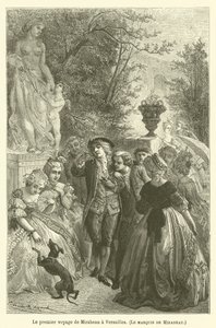 Pierwsza podróż Mirabeau do Wersalu, markiz de Mirabeau autorstwa after Emile Antoine Bayard