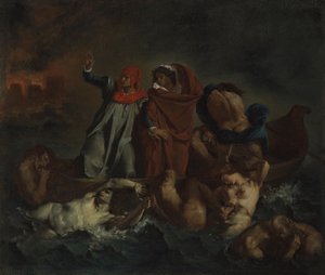 Kora Dantego autorstwa after Eugène Delacroix