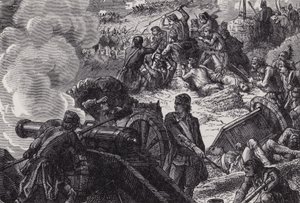Bitwa o Bunkrowe Wzgórze autorstwa after Felix Octavius Carr Darley