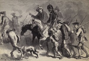 Powstanie Nowej Anglii Yeomanry autorstwa after Felix Octavius Carr Darley