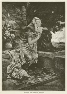 Rodop, egipska księżniczka autorstwa after Ferdinand Keller