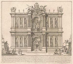 Seconda Macchina dla Chin z 1746 r.: Terytoria Królestwa Neapolu autorstwa after Francisco Preciado de la Vega Miguel