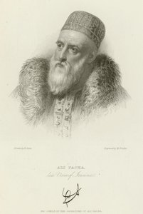 Ali Pacha, zmarły wezyr Jannina autorstwa after Frank Stone