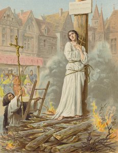 Tortury Jeanne DArc (chromolitho)