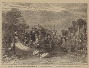 Odcinek "Szczęśliwsze dni Karola I". autorstwa after Frederick Goodall