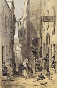 Libbertons Wynd, Edynburg (chromolitho)