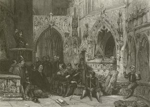 Głoszenie purytański żołnierz autorstwa after George Cattermole