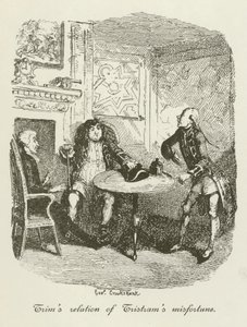 Ilustracja do Tristrama Shandy autorstwa after George Cruikshank