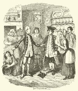 Ilustracja do Tristrama Shandy autorstwa after George Cruikshank