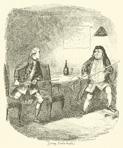 Ilustracja do Tristrama Shandy autorstwa after George Cruikshank