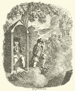 Ilustracja do Tristrama Shandy autorstwa after George Cruikshank