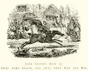 John Gilpins Ride (2), Away odszedł Gilpin, a odszedł Hat and Wig